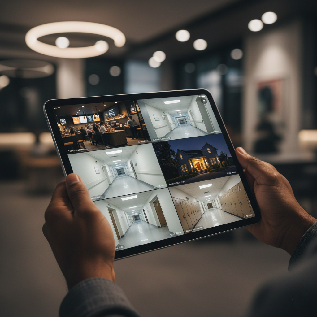 Professional 4K home security camera system installation in New York